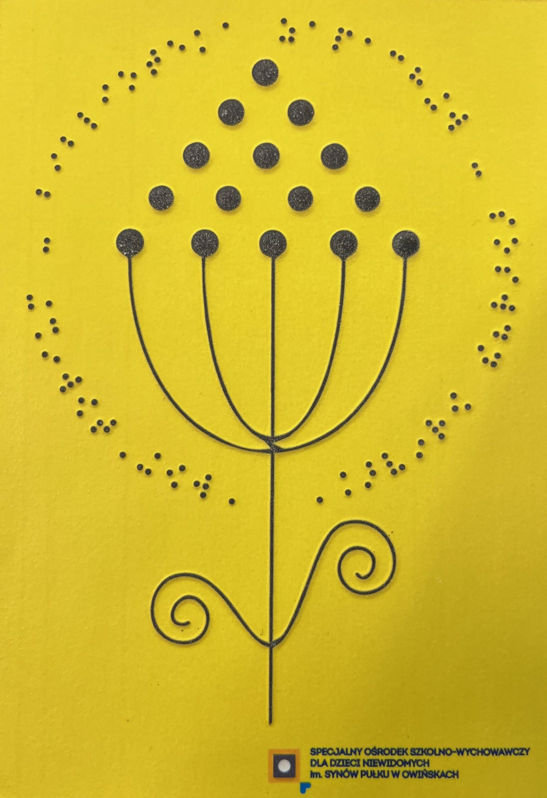 Plakat i logo ośrodka.